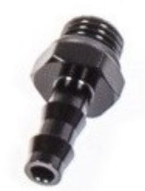 Radium Engineering 4AN ORB Male to 8mm Hose Barb Adapter - Part Number rad14-0232