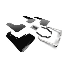 Rally Armor 18-23 Subaru Crosstrek Black UR Mud Flap with Grey Logo