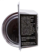 Load image into Gallery viewer, K&amp;N Engineering Universal Air Filter Chrome Round Tapered Red - 4-inch Flange ID, 1.125-inch Flange Length, 9.5-inch Height