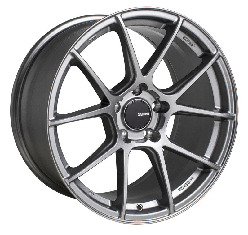 Enkei TS-V 18x8.5 Storm Grey Wheel with 5x120 Bolt Pattern and 38mm Offset