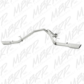 MBRP Armor Plus Series Cat Back Exhaust System for Chevrolet Silverado 1500 and GMC Sierra 1500 – Dual Split Side Exit with 3.5-inch Tips