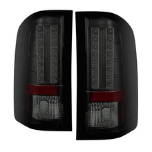 Load image into Gallery viewer, Spyder Chevy Silverado 07-13 LED Tail Lights Black Smoke - Part Number ALT-YD-CS07-LED-BSM