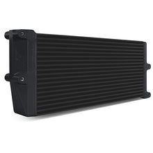 Load image into Gallery viewer, Mishimoto Heavy-Duty Oil Cooler - 17-inch Core with Opposite-Side Outlets, Black