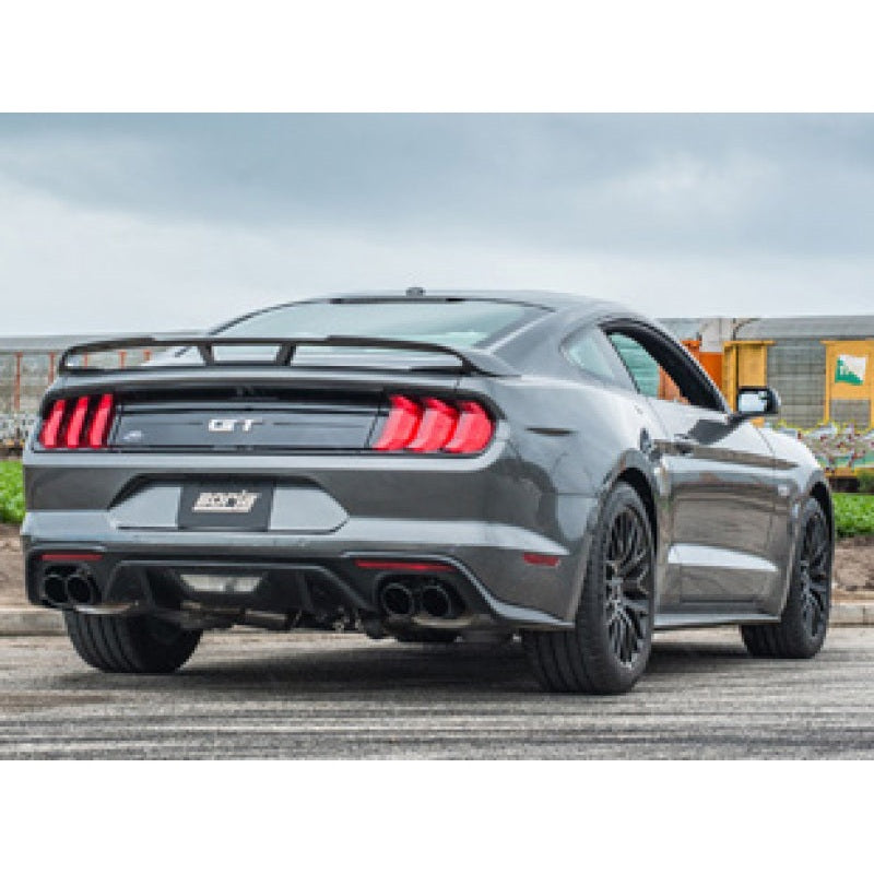 Borla ATAK Cat-Back Exhaust System for 2018-2023 Ford Mustang GT with Active Exhaust Valves and Black Chrome Tips