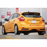 Rally Armor UR Series Mud Flaps for 2013-2016 Ford Focus with Tangerine Scream Logo