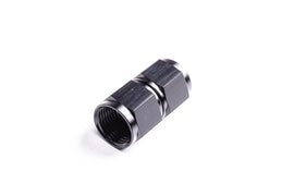 Radium Engineering 10AN Female to Female Coupler - Black Anodized Aluminum