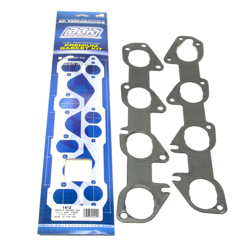 BBK Dodge Ram 5.7 Hemi Exhaust Header Gasket Set – Long Lasting Seal for 2009-2024 Models
