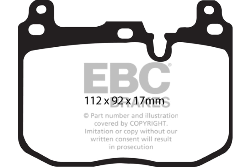 EBC Greenstuff 2000 Series Sport Brake Pads for BMW 228 Coupe with Brembo Calipers * Part Number EBCDP22130