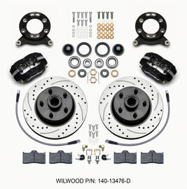 Wilwood Forged Dynalite-M Front Disc Brake Kit for 1965-1969 Ford Mustangs and More - 11.30 inch Rotors