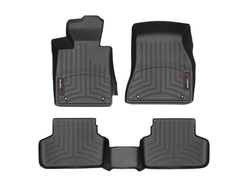 WeatherTech WET441089-1-2 DigitalFit FloorLiners for 2017-2018 BMW 5-Series, Front and Rear, Black
