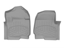 Load image into Gallery viewer, WeatherTech FloorLiner HP Front Floor Mats, Gray, for 2017+ Ford F-250/F-350/F-450/F-550 SuperCab and SuperCrew, Part Number 4610121IM