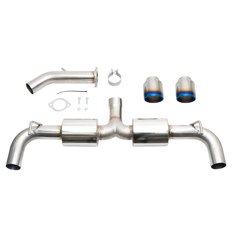 Injen SES1343ABTT Hyundai Veloster N 2019-2022 Performance Stainless Steel Axle Back Exhaust System with Burnt Titanium Tips