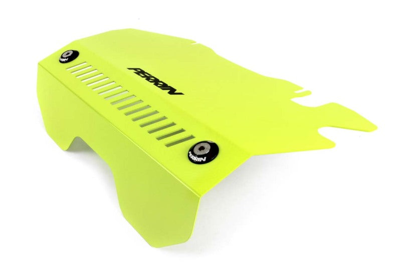 Perrin Performance Neon Yellow Pulley Cover for 2015-2021 Subaru WRX - Part No. PSP-ENG-152NY