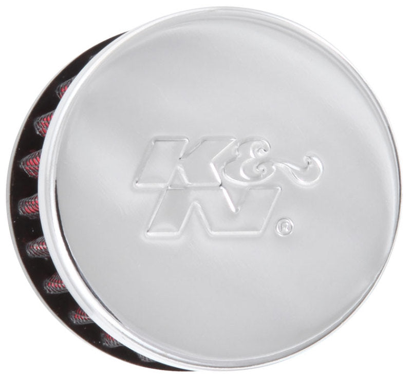 K&N Engineering Clamp-On Rubber Base Crankcase Vent Filter Part #62-1320 for Classic and Racing Engines
