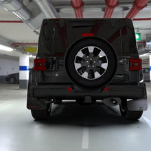Load image into Gallery viewer, Rally Armor 18-25 Jeep JL Wrangler Black UR Mud Flap with Red Logo – Durable Polyurethane Fender Protection