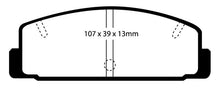 Load image into Gallery viewer, EBC Redstuff Ceramic Low Dust Brake Pads for Mazda RX-7 and Protege 2.0 Turbo