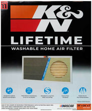 Load image into Gallery viewer, K&amp;N Engineering HVAC Filter - 20 x 24 x 1, Reusable Pleated Synthetic Air Filter for Home and Business