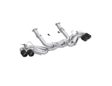 Load image into Gallery viewer, MBRP Armor Pro Series 20-24 Chevrolet Corvette C8 3-Inch Active Cat Back Exhaust with Quad Split Rear Exit and Carbon Fiber Tips
