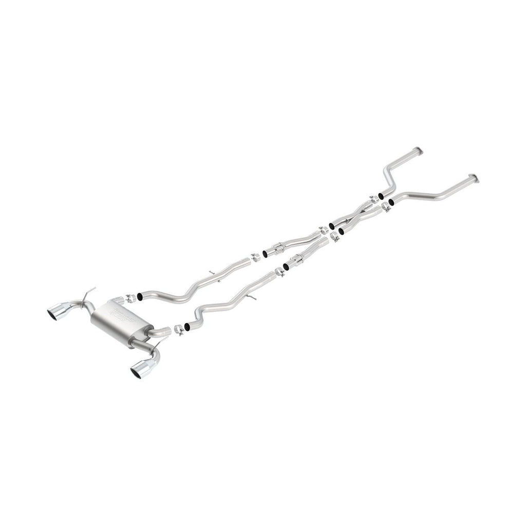 Borla - S-Type Cat-Back Exhaust System for 17-21 Infiniti Q60 3.0L V6 Twin Turbo