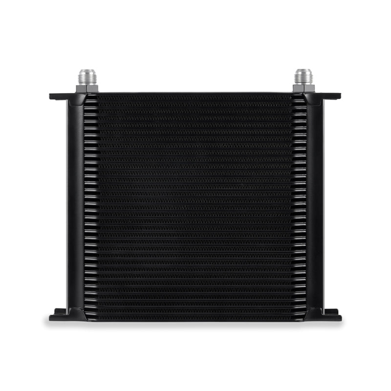 Mishimoto Universal 34-Row Oil Cooler - Black for Enhanced Engine Cooling