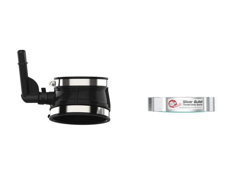 aFe Silver Bullet Aluminum Throttle Body Spacer for Chevrolet Corvette C8 (2020-2025) * Improves Performance and Throttle Response