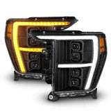 ANZO Z-Series Full LED Projection Headlights for Ford F-150 (2019-2023) Passenger Side - Factory Halogen Model