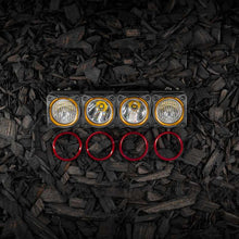 Load image into Gallery viewer, KC HiLiTES FLEX ERA LED Light Bar Bezel Kit for 10-inch Segments - Red