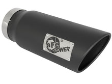 Load image into Gallery viewer, aFe Power MACH Force-Xp 5-inch Inlet x 6-inch Outlet Black Exhaust Tip * Part #afe49T50601-B15