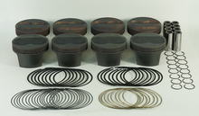 Load image into Gallery viewer, Mahle MS Piston Set for Small Block Chevy 406ci - 4.155 inch Bore, 3.75 inch Stroke, 5.7 inch Rod, .927 inch Pin, 4cc Combustion Chamber, 13.1 Compression Ratio