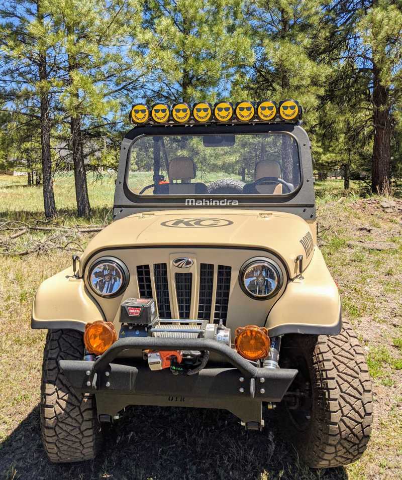 KC HiLiTES 6-inch Hard Cover for Gravity Pro6 LED Lights - 50th Anniversary Smiley Face Design
