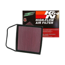 Load image into Gallery viewer, K&amp;N Engineering 33-2367 High-Flow Drop-In Air Filter for BMW 135i, 335i, 535i (2007-2011)