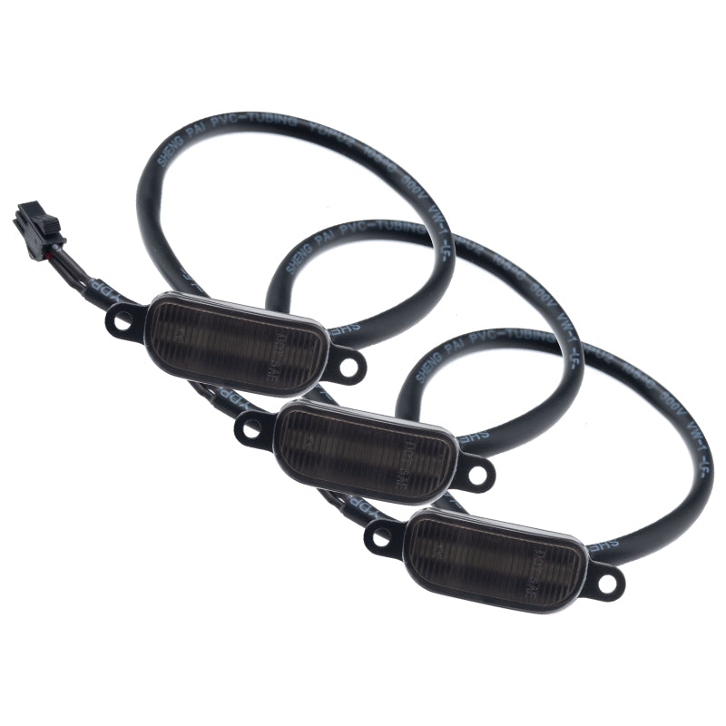 Oracle Lighting Universal Pre-Runner Style LED Grill Light Kit (New Style) - Amber with Tinted Lens for Jeep Wrangler
