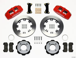 Wilwood Dynapro 6 Front Hat Kit 12.19 inch Red for 2011-2013 Ford Fiesta