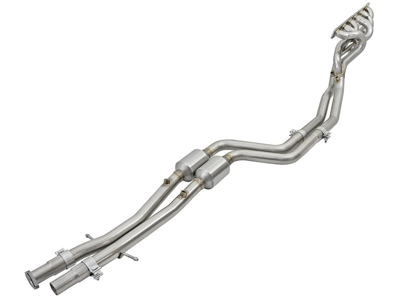aFe Twisted Steel Long Tube Headers with Mid Pipe for 1996-1999 BMW M3 L6 3.2L S52