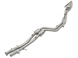 aFe Twisted Steel Long Tube Headers with Mid Pipe for 1996-1999 BMW M3 L6 3.2L S52