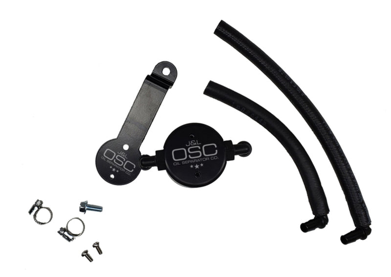 J&L Oil Separator 3.0 Driver Side JLT3104D-B for 2016-2023 Toyota Tacoma 3.5L, Black Anodized