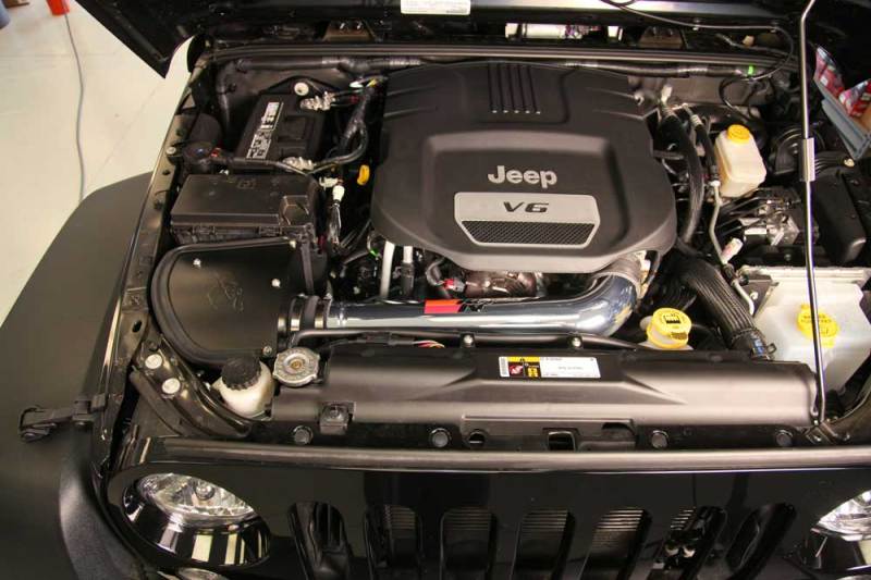 K&N Engineering 12-18 Jeep Wrangler V6-3.6L High Flow Performance Cold Air Intake Kit (CARB Approved)