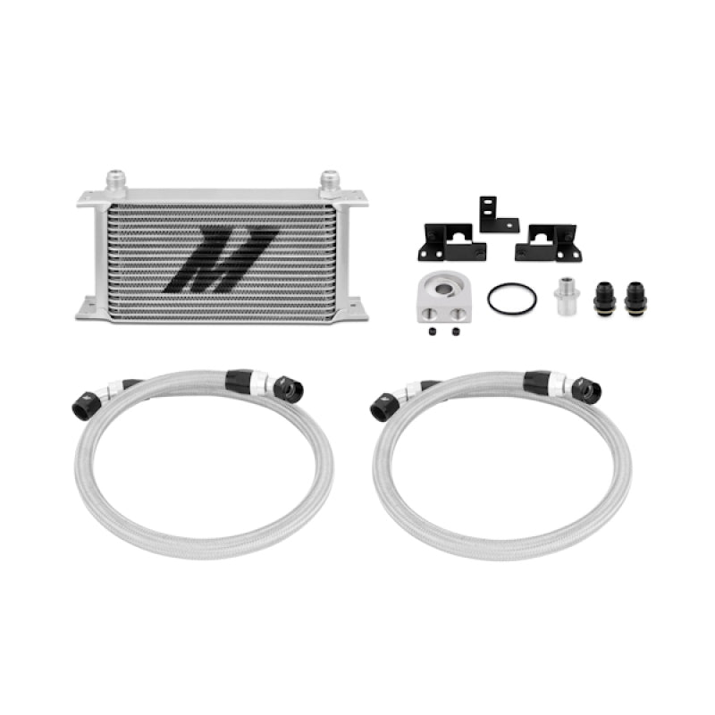 Mishimoto 07-11 Jeep Wrangler JK Oil Cooler Kit - Silver for Enhanced Engine Cooling