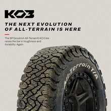Load image into Gallery viewer, BFGoodrich All Terrain T/A KO3 35x12.50R18 All-Terrain Tire, Part Number bfg29259