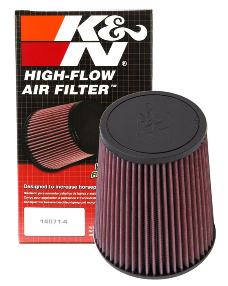 K&N Engineering Universal Air Filter Part Number knnRF-1015 * 6 Inch OD Base, 4.5 Inch OD Top, 7 Inch Height, Round Tapered Design
