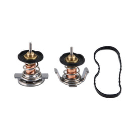Mishimoto Ford 6.4L Powerstroke High-Temperature Thermostat Set - Replacement for 2008-2010 F-250 Super Duty