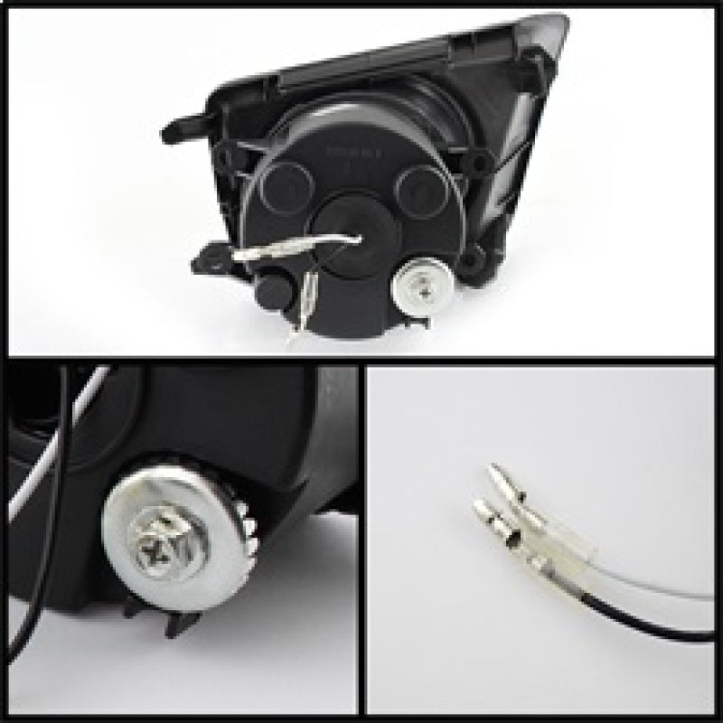 Spyder LED Fog Lights with Switch for Toyota Tacoma 2012-2015 - Clear Lens FL-LED-TTA2012-C