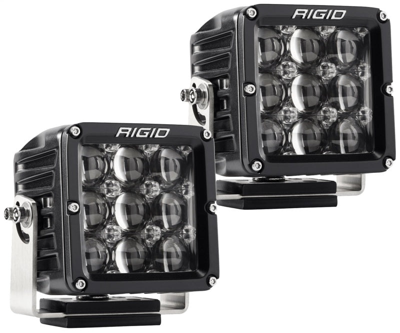 Rigid Industries D2 XL Hyperspot LED Light Pair - High-Intensity Off-Road and Automotive Lighting