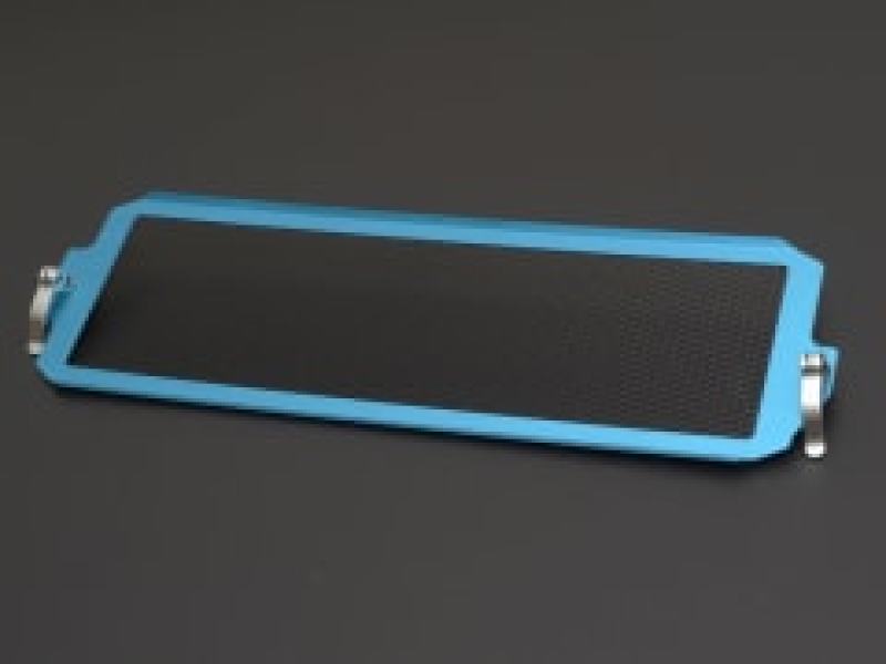 Cusco Turbo Intercooler Protection Grill Kit for 2008-2017 Subaru Impreza (GR/GV/VA) – Blue with Black Mesh