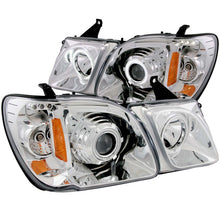 Load image into Gallery viewer, ANZO Lexus LX470 1998-2007 Projector Headlights with Halo Chrome (CCFL) – Clear Lens, Pair