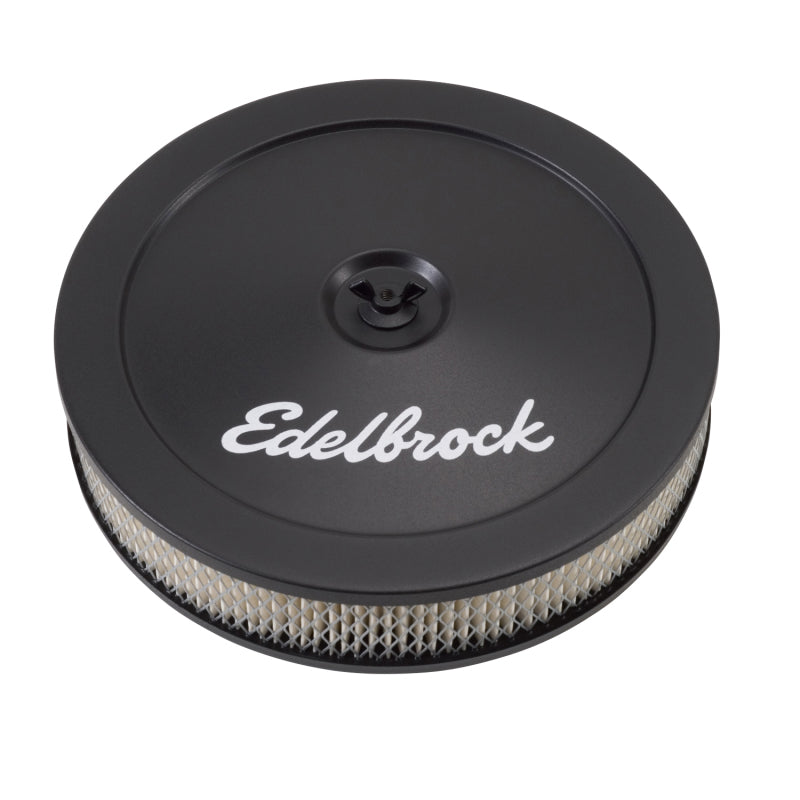 Edelbrock Pro-Flo Series 10-inch Chrome Round Air Cleaner with Paper Element, Part #1203