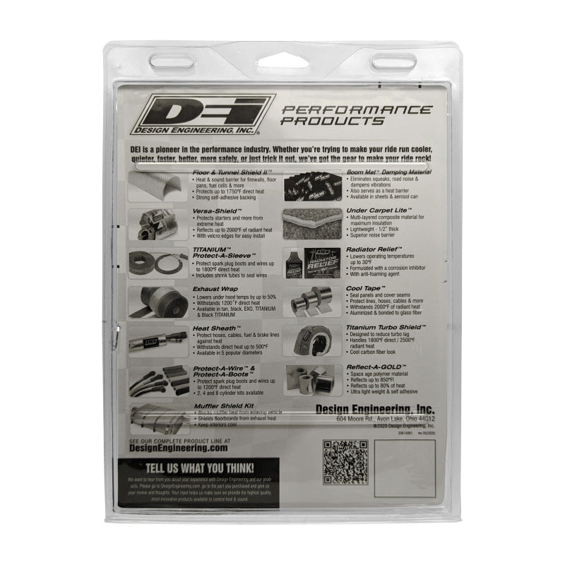 DEI Reflect-A-Cool 12 x 24 Inch Heat Shield Sheet for Radiant Heat Protection