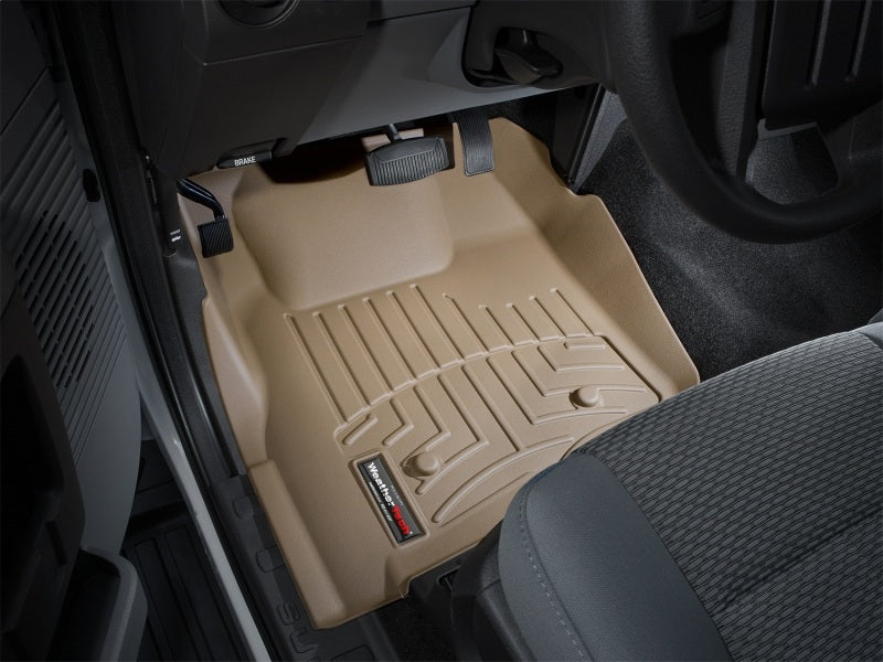 WeatherTech FloorLiner DigitalFit for Ford F-250/F-350 Super Duty * Tan, Front, Part #wet453051