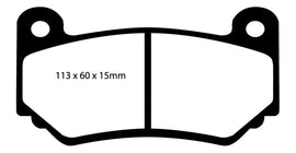 EBC Yellowstuff Front Brake Pads for Lotus Exige 2008-2011 * High-Performance Street and Track Use