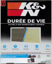 Load image into Gallery viewer, K&amp;N Engineering HVAC Filter 16 x 20 x 1 - Washable and Reusable Pleated Synthetic Filter for Enhanced Air Quality